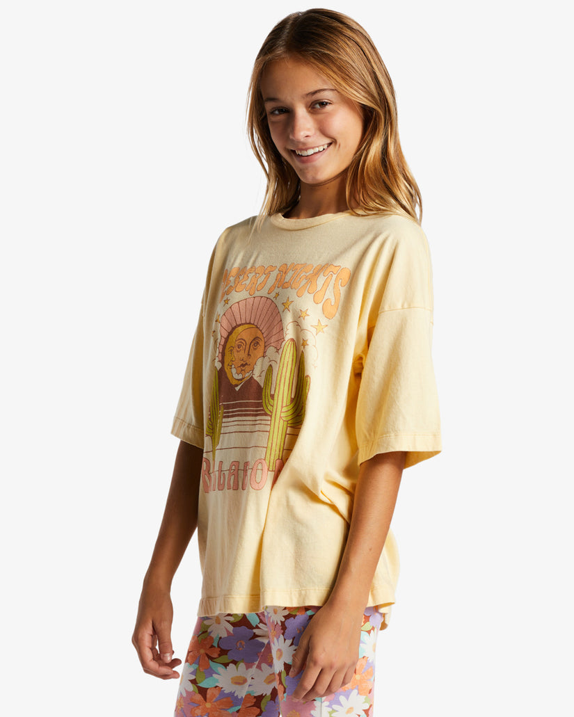 Girls Desert Nights T-Shirt - Buttermilk