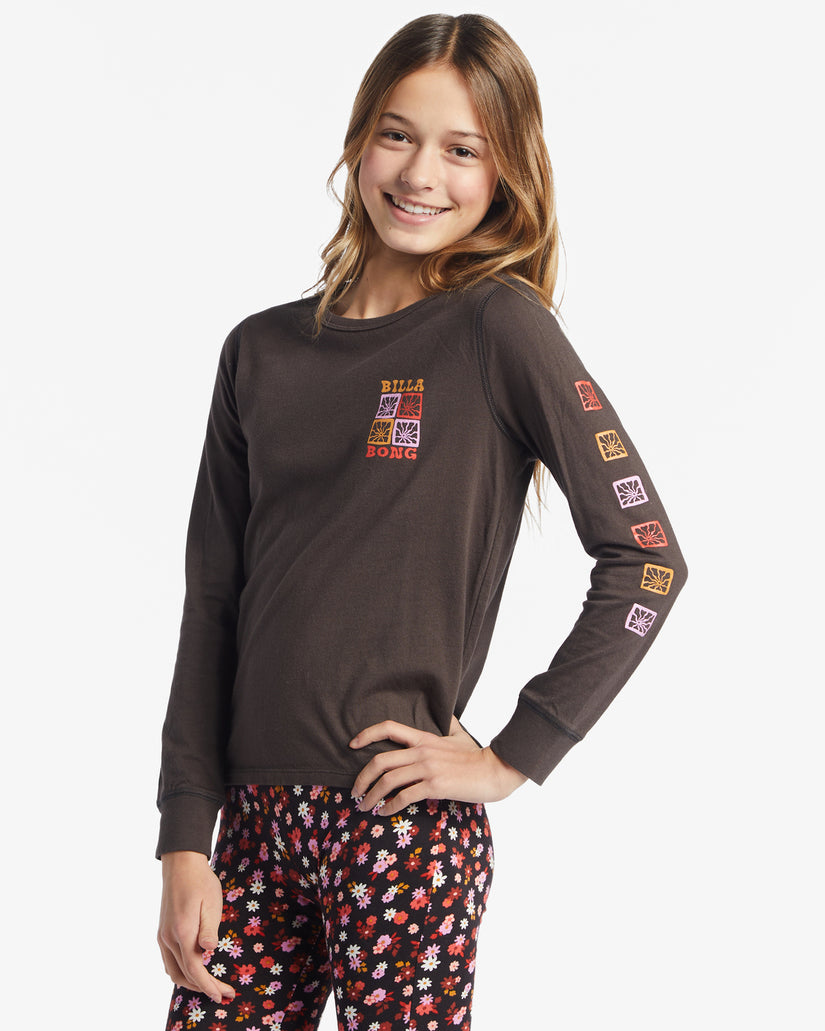 Girls A New Day T-Shirt - Off Black