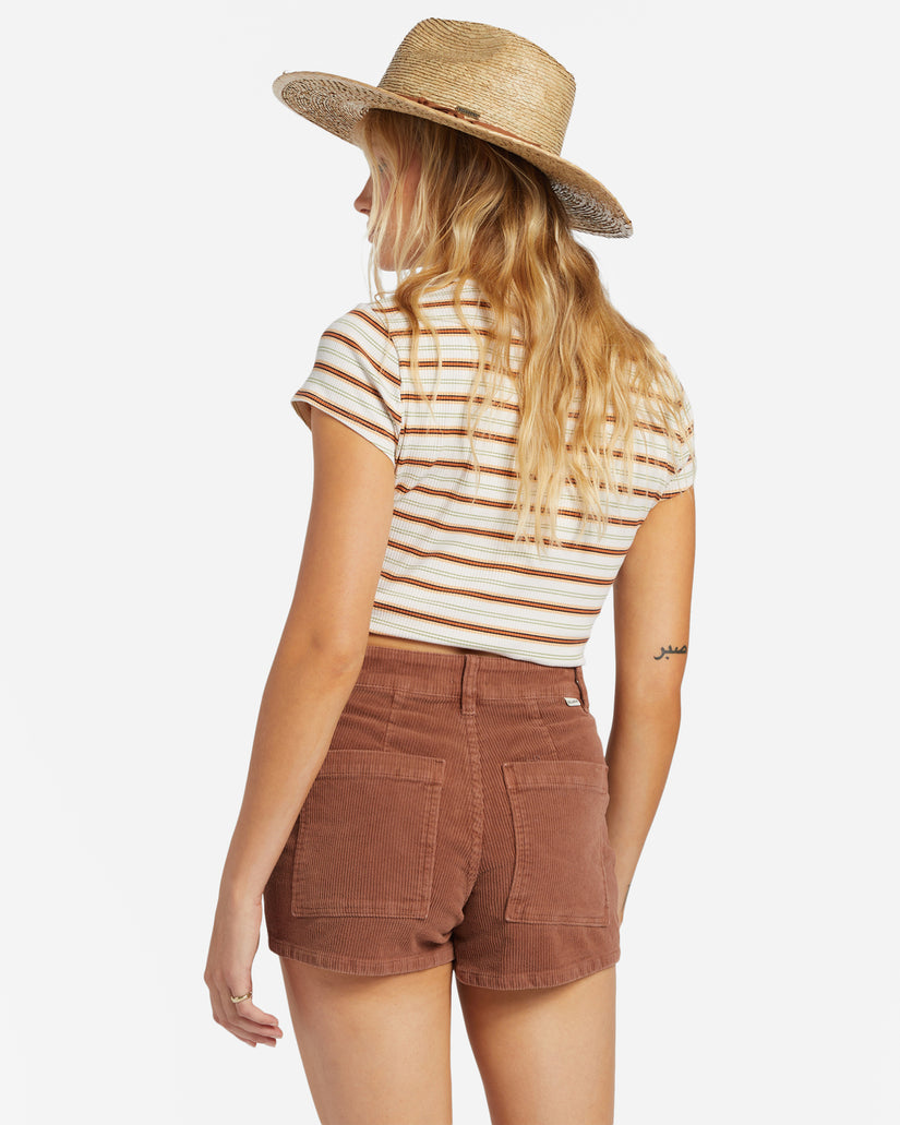 Free Fall Corduroy Shorts - Toasted Coconut