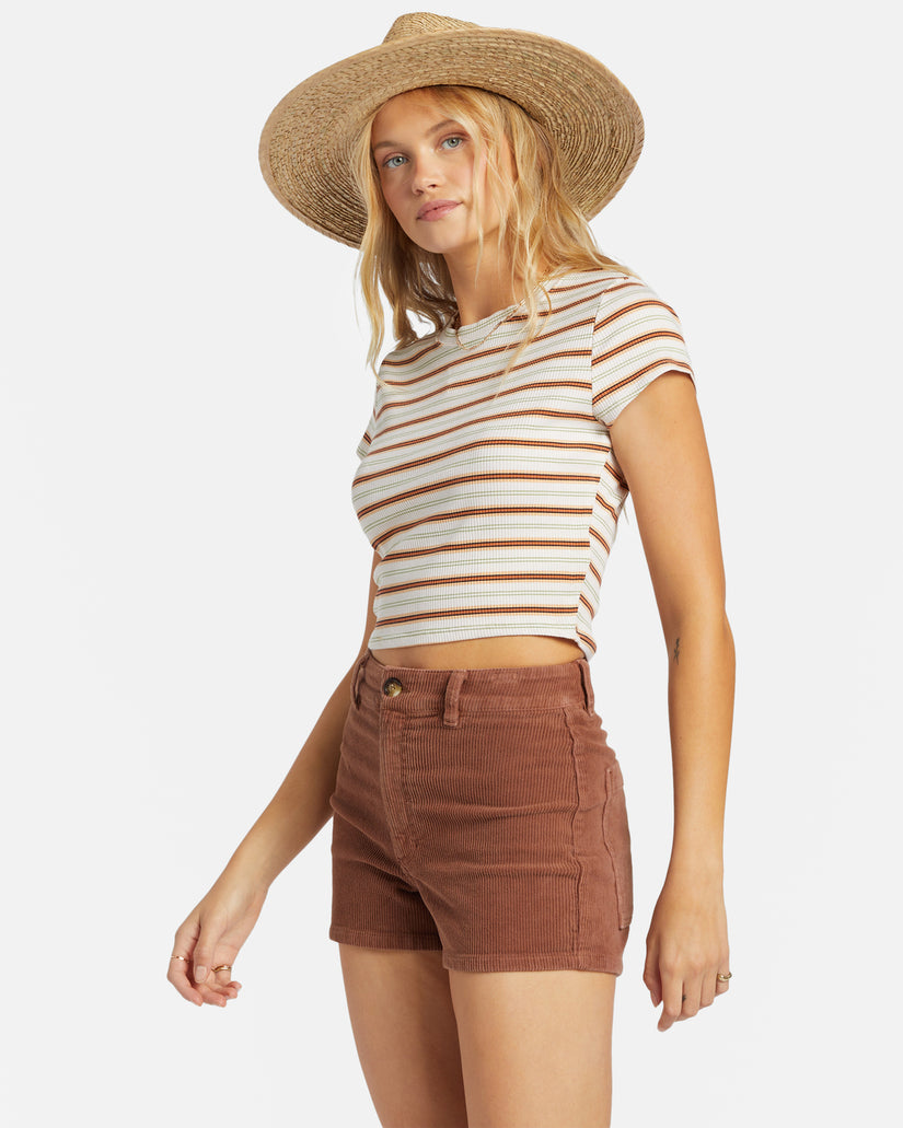 Free Fall Corduroy Shorts - Toasted Coconut