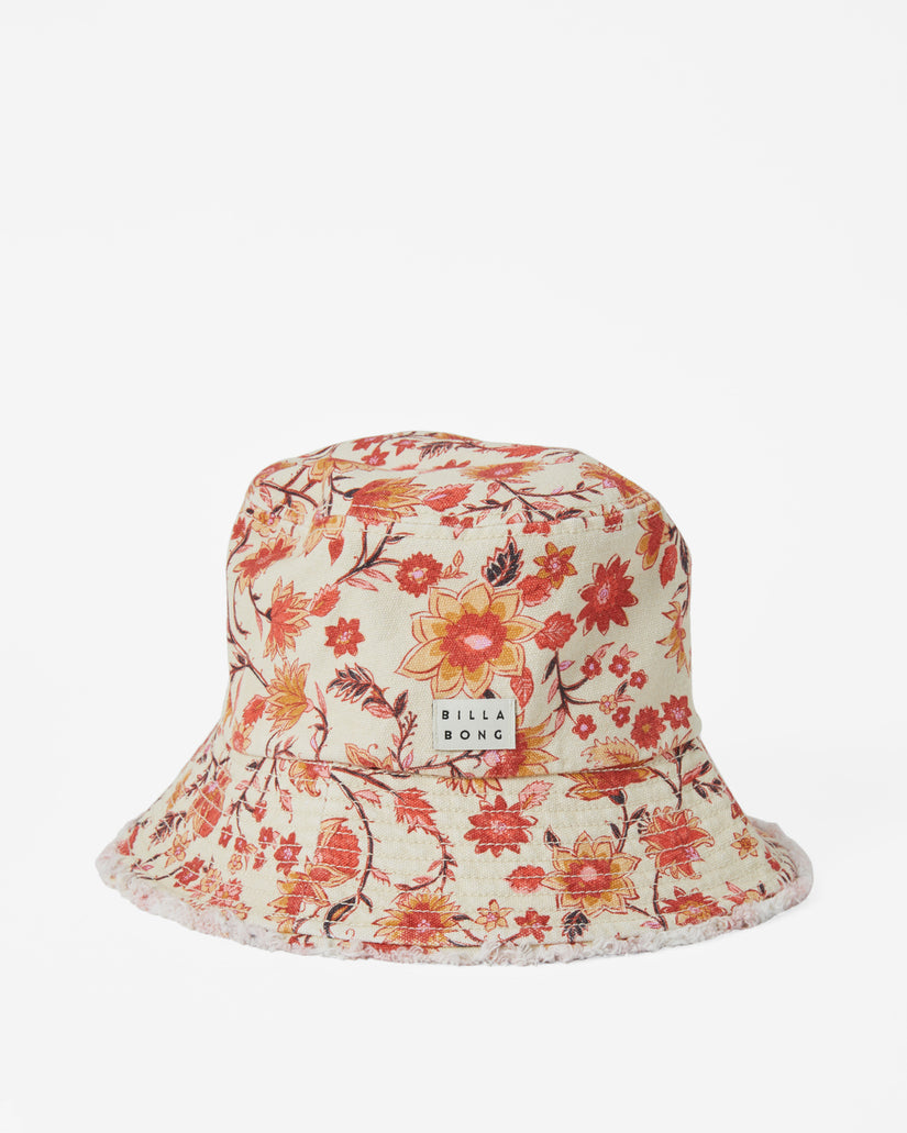Suns Out Bucket Hat - White Cap