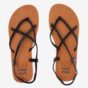 Crossing By Braided Sandals - Off Black