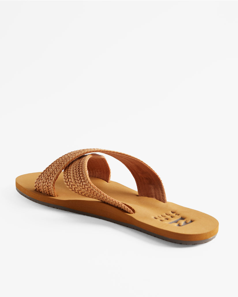 Avery Slider Sandals - Tan