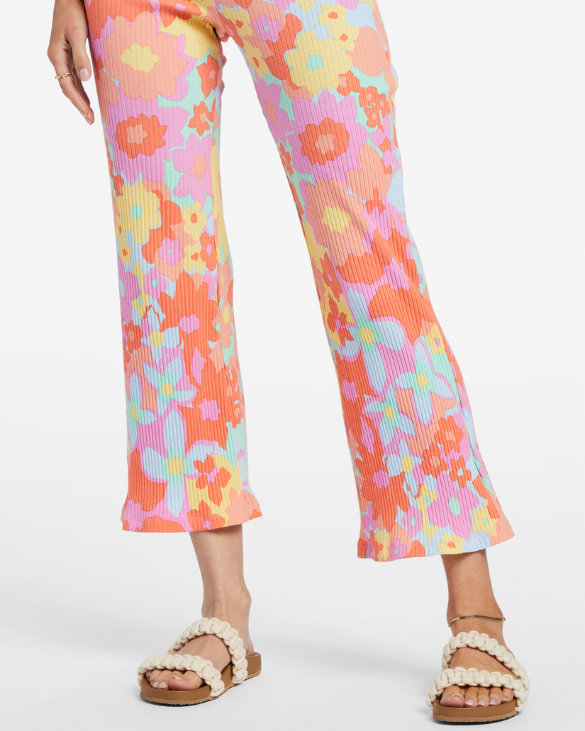 Come Back Cropped Pants - Peach Pie