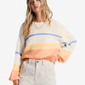 Changing Tides Pullover Sweater - Light Melon