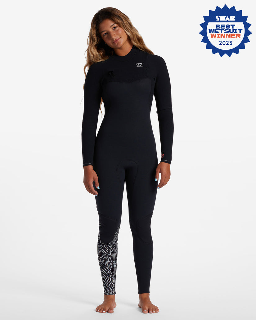 3/2 Furnace Comp Chest Zip Wetsuit - Midnight Trails