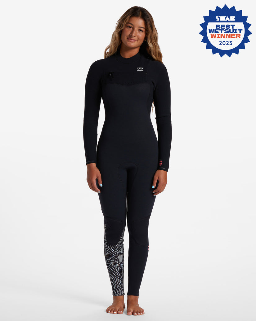 4/3 Furnace Comp Chest Zip Wetsuit - Midnight Trails