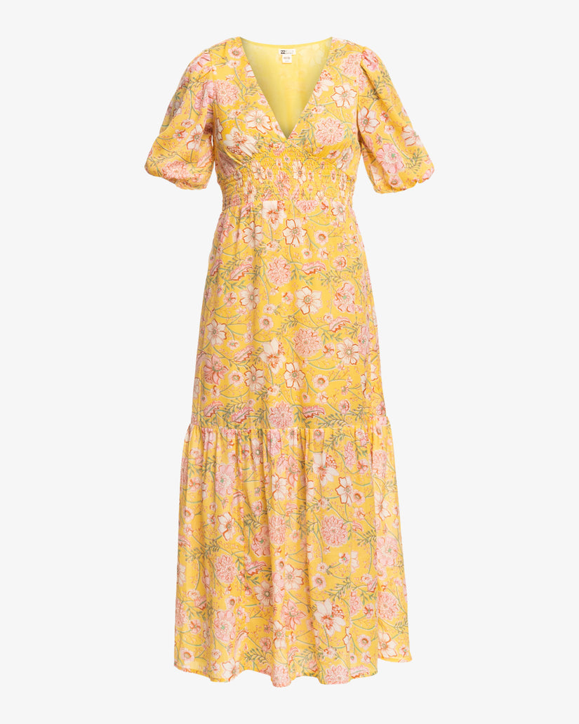 Spellbound Maxi Dress - Golden Peach