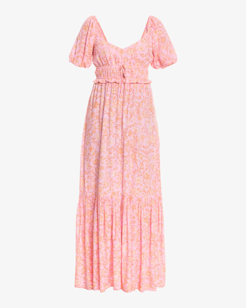 Sweet On You Maxi Dress - Pink Trails