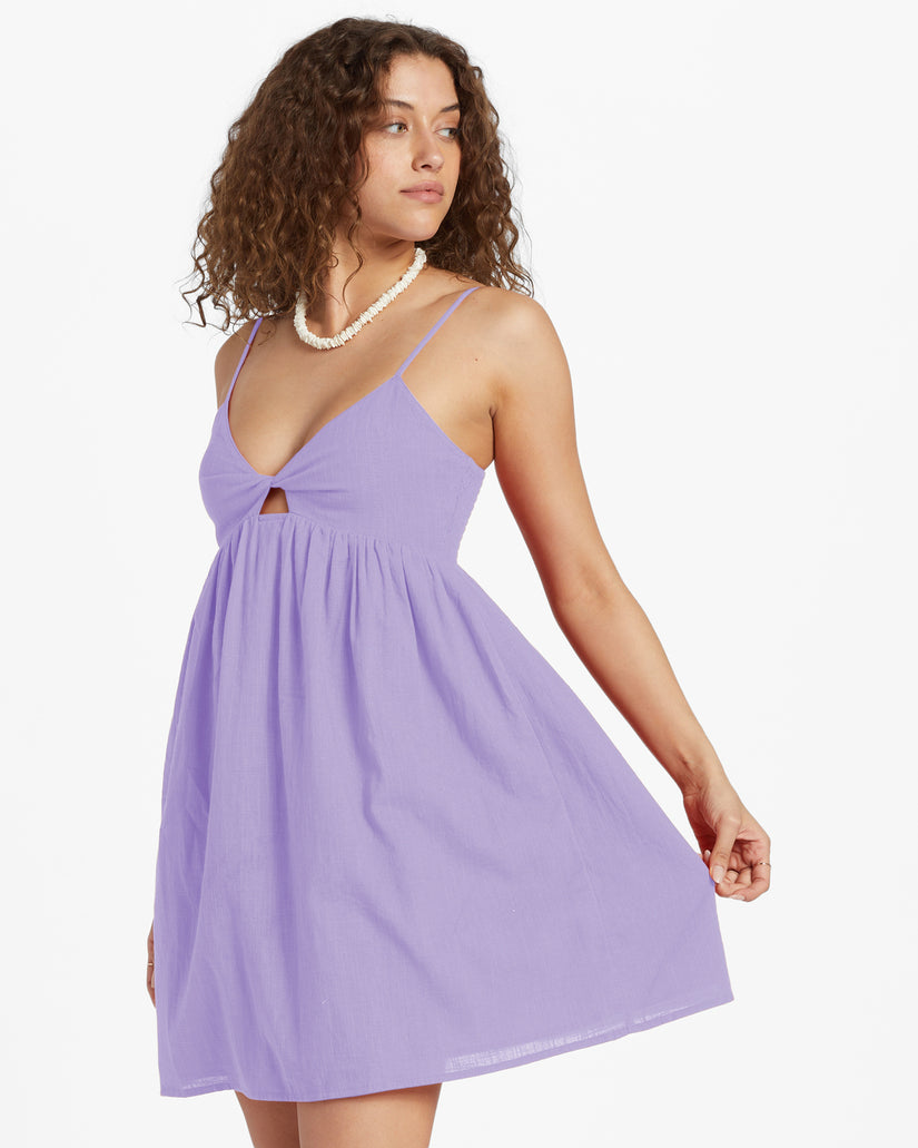 In A Twist Dress - Peaceful Lilac