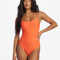 Tanlines One-Piece Swimsuit - Coral Craze