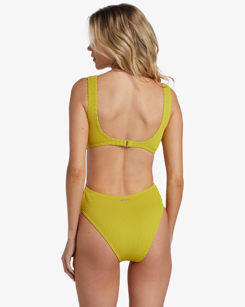 Summer High One-Piece Swimsuit - Tart Lime