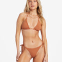 Sol Searcher Multi-Way Triangle Bikini Top - Golden Brown