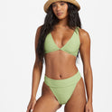 Tanlines Ava Tank Bikini Top - Palm Green
