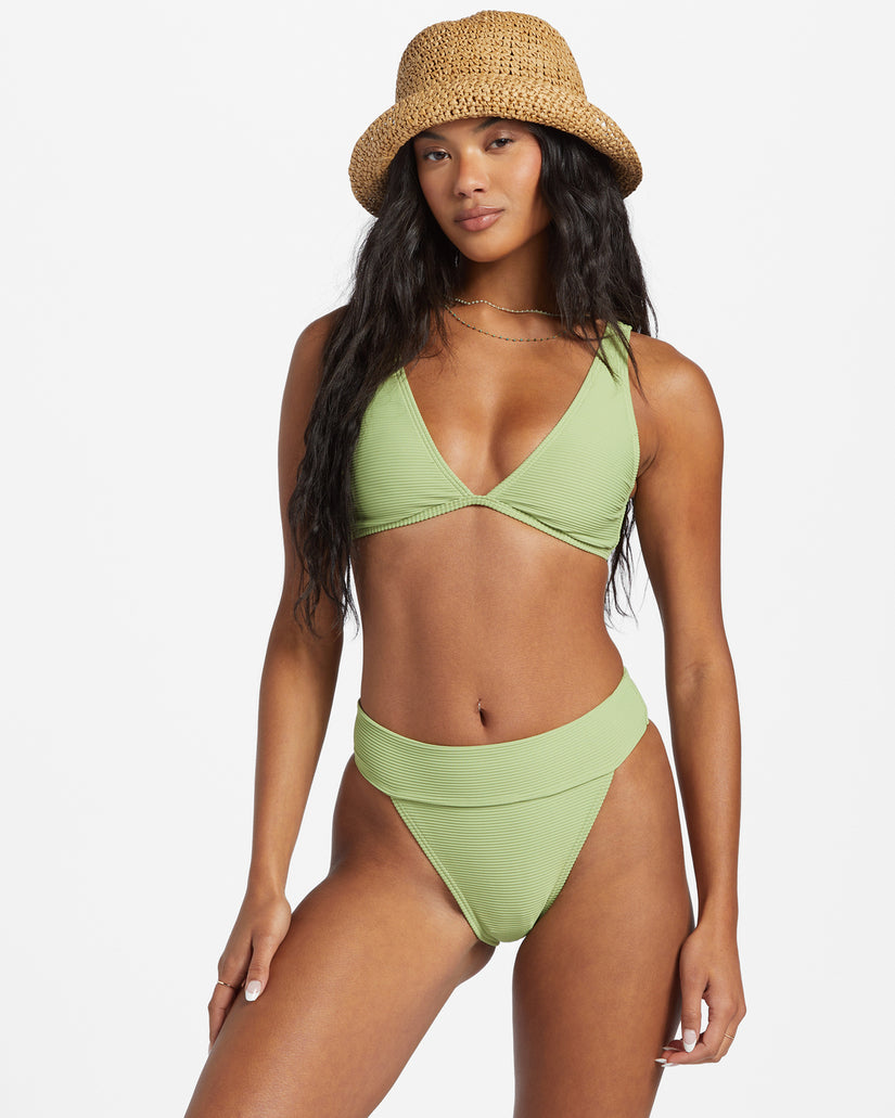 Tanlines Ava Tank Bikini Top - Palm Green –