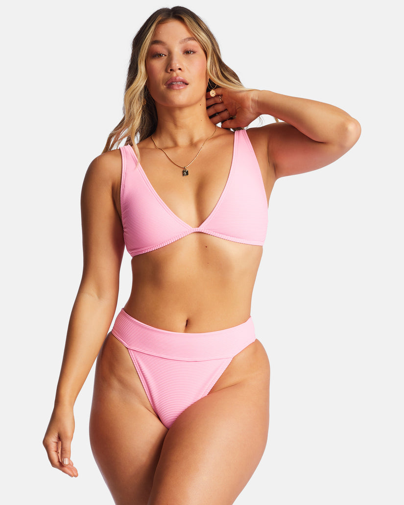 Tanlines Ava Tank Bikini Top - Pink Daze