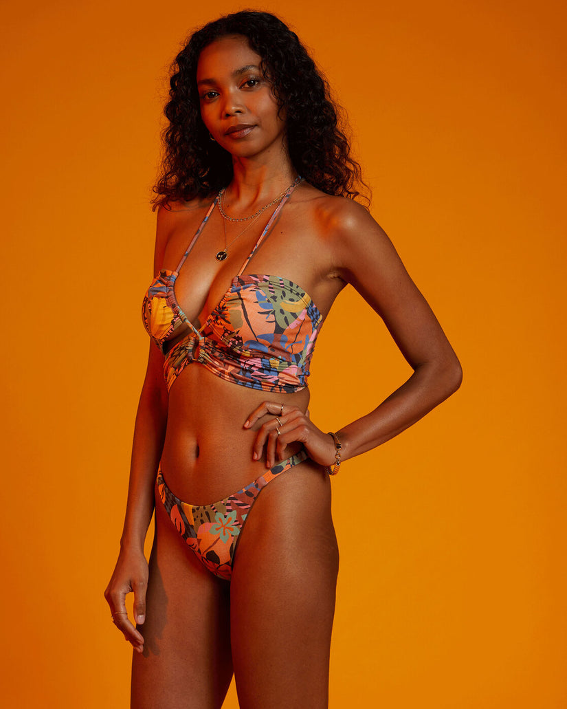 Mamacita Koko Crop Top Bikini Top - Multi