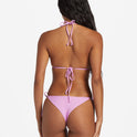 Sol Searcher Tie-Side Tanga Bikini Bottoms - Lush Lilac