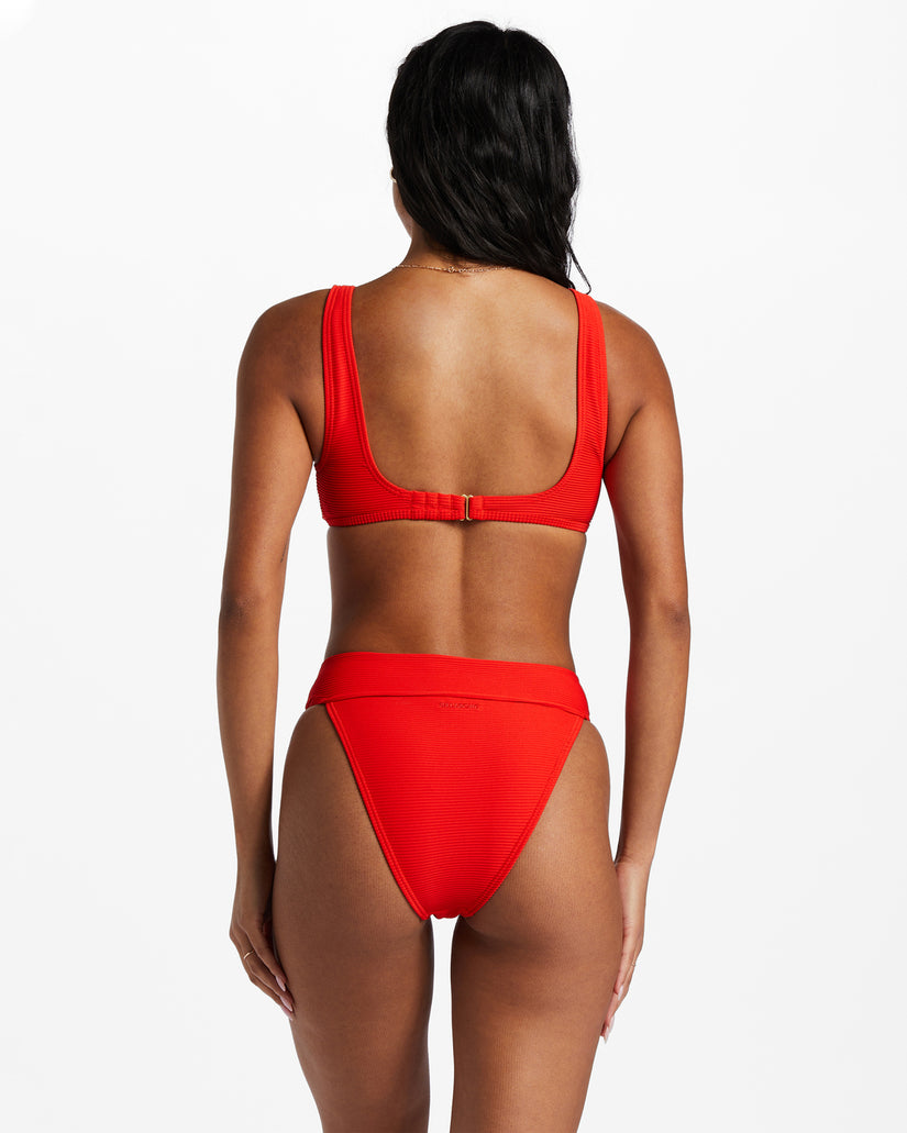 Tanlines Aruba Bikini Bottoms - Rad Red