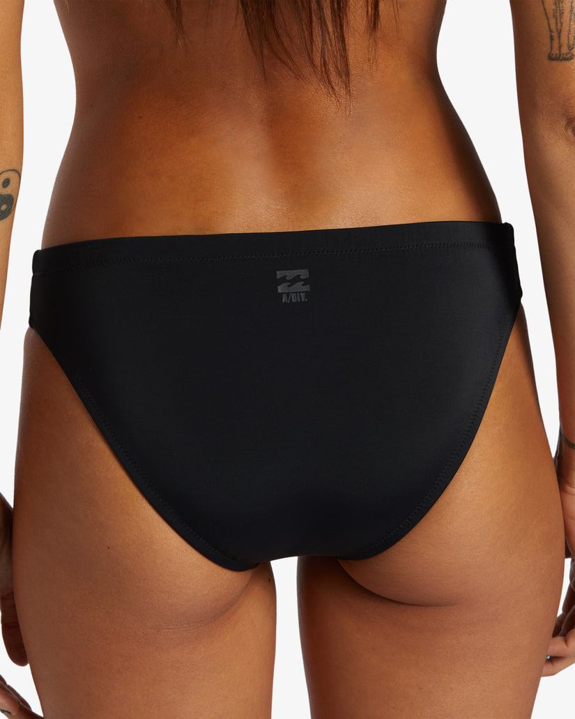 A/Div Full Pant Bikini Bottom - Black