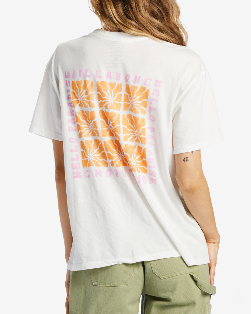Another Day In Paradise T-Shirt - Salt Crystal