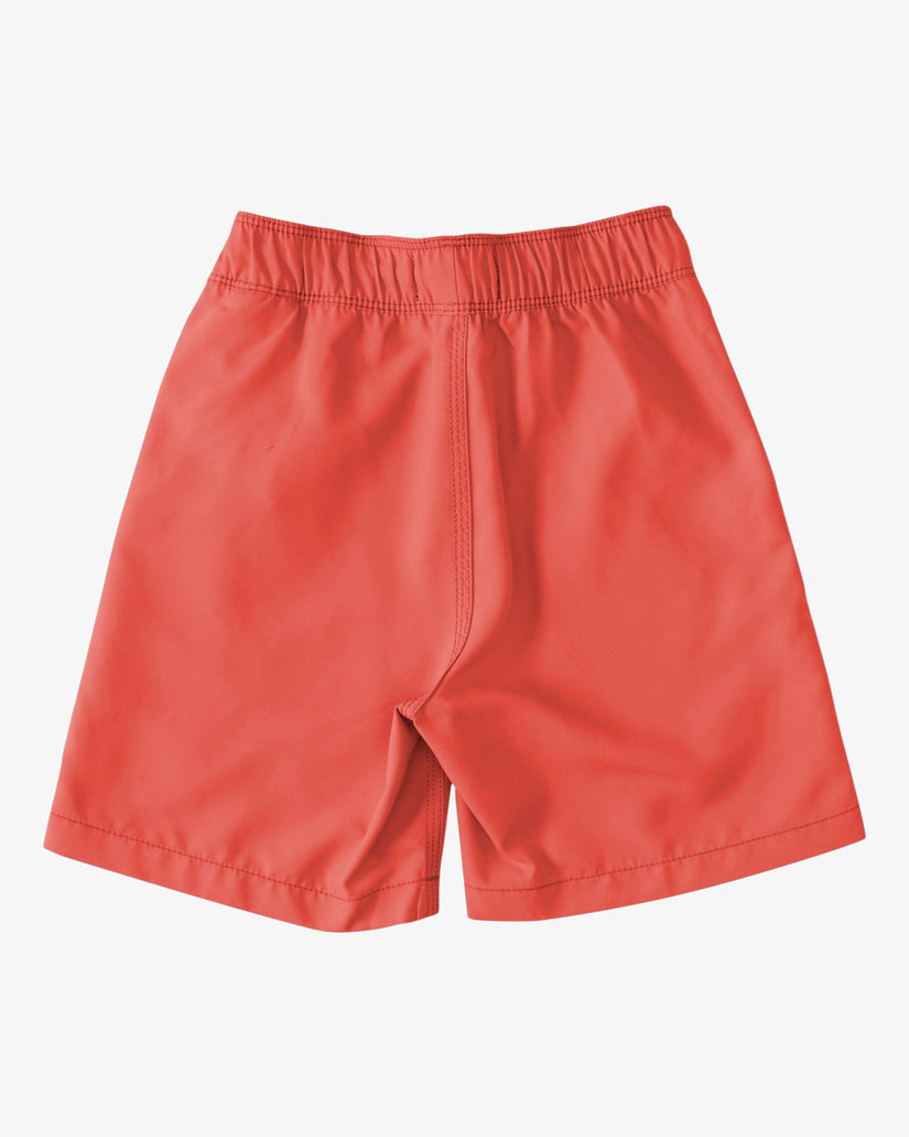 Boys (2-7) All Day Layback Boardshorts - Coral
