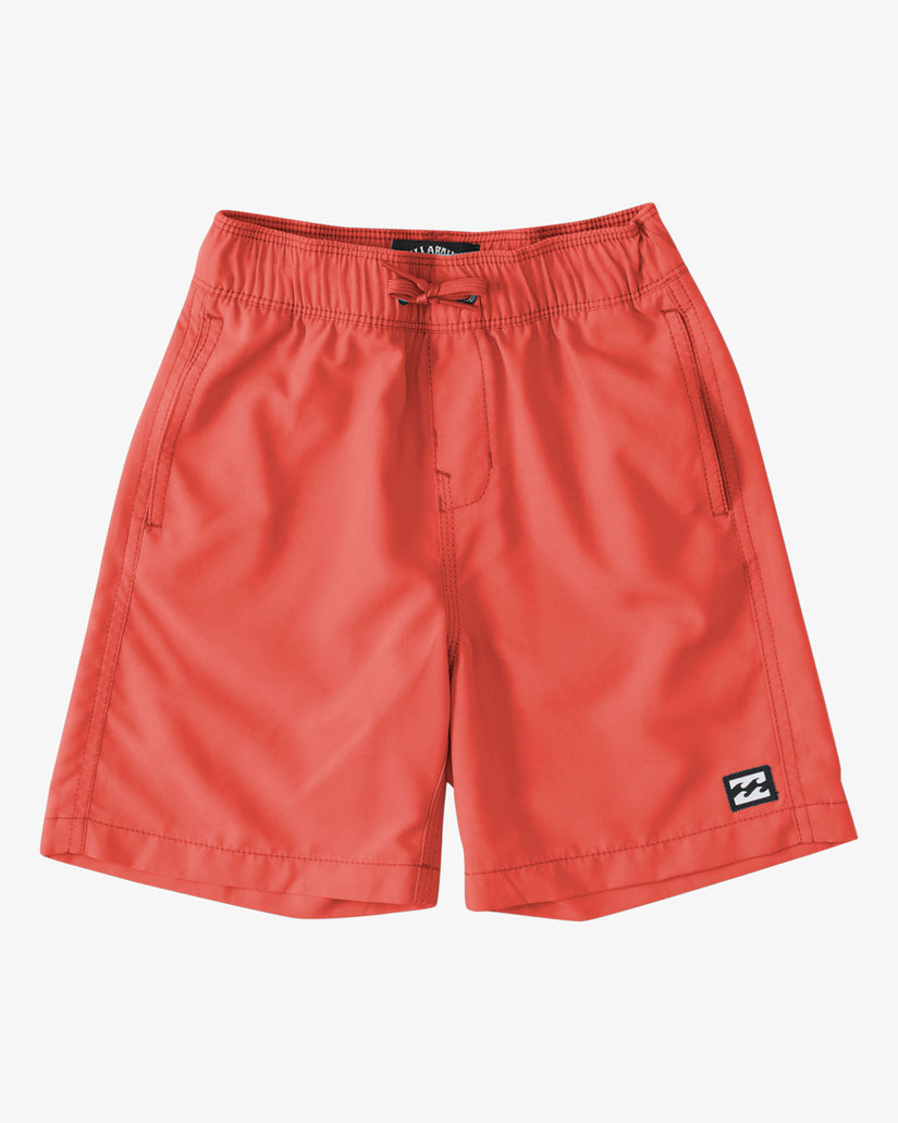 Boys (2-7) All Day Layback Boardshorts - Coral