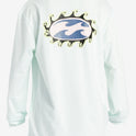 Boys (2-7) Crayon Wave Long Sleeve UPF 50 Surf T-Shirt - Seaglass