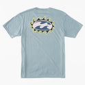 Boys (2-7) Crayon Wave T-Shirt - Washed Blue