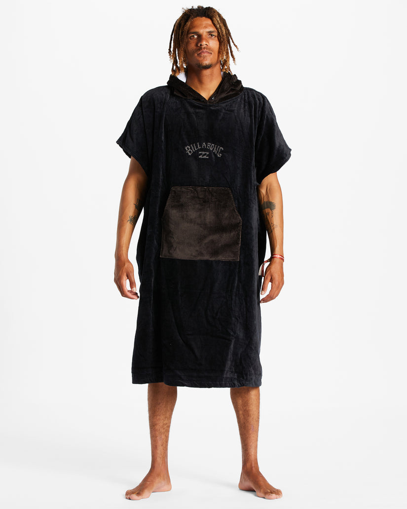 Bbg Hooded Changing Towel - Black