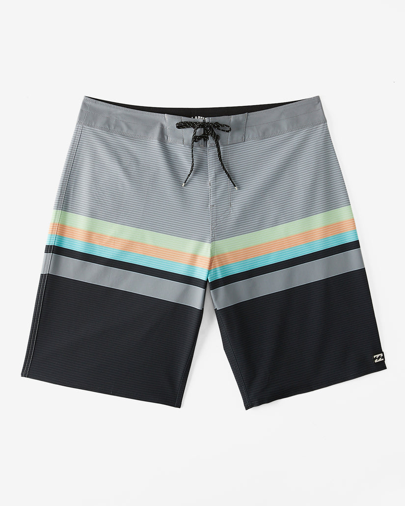 All Day Stripe Pro 20" Boardshorts - Graphite