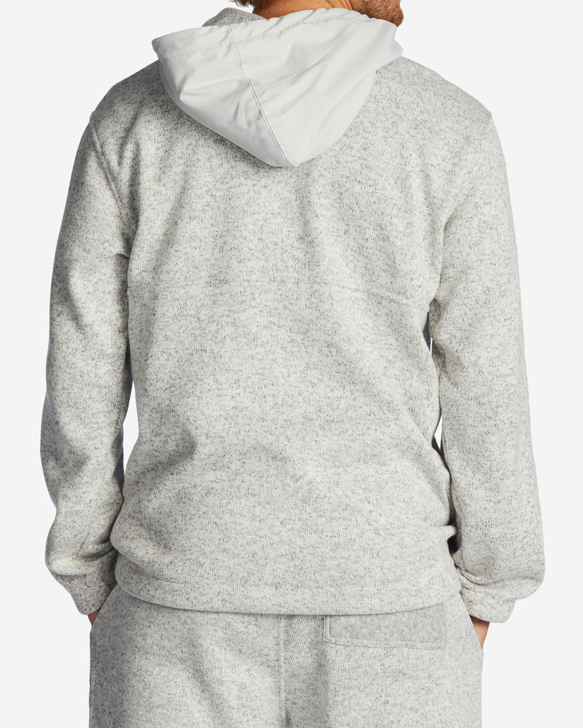 A/Div Boundary Hooded Half-Zip Pullover - Grey Heather