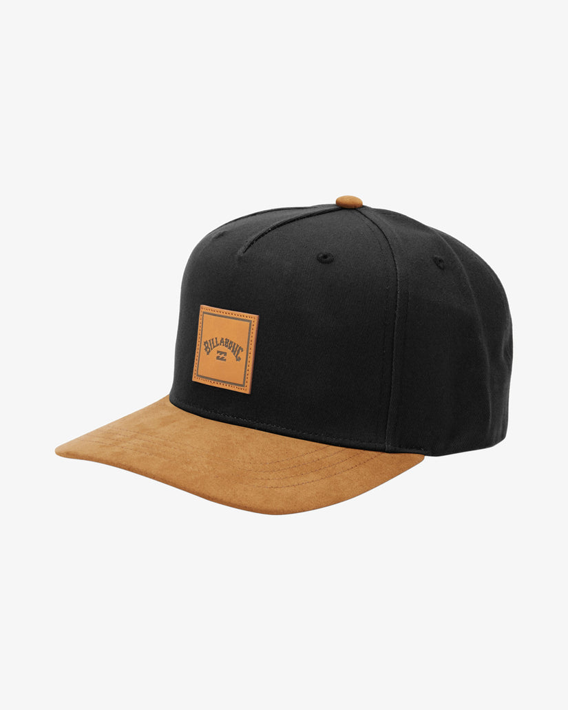 Billabong Stacked Snapback Hat - Black / Tan