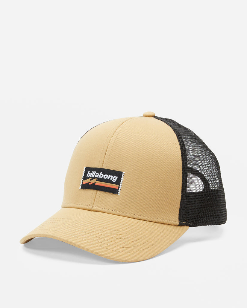 Walled Trucker Hat - Gold