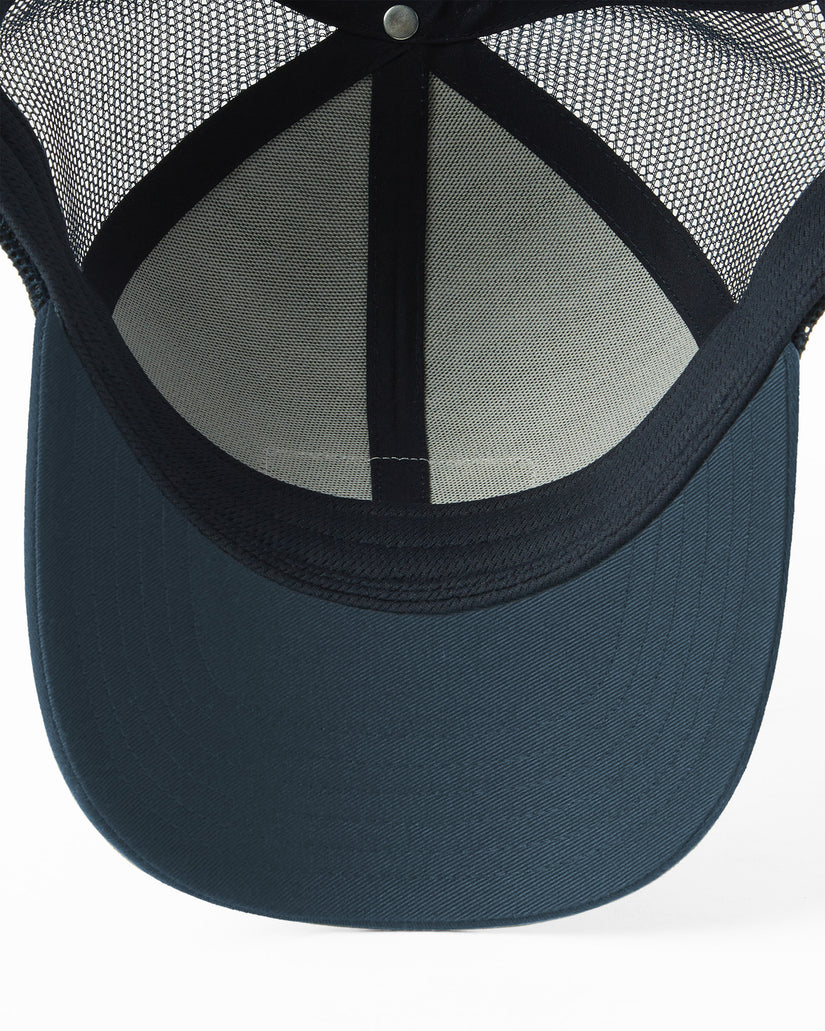 Walled Trucker Hat - Washed Blue