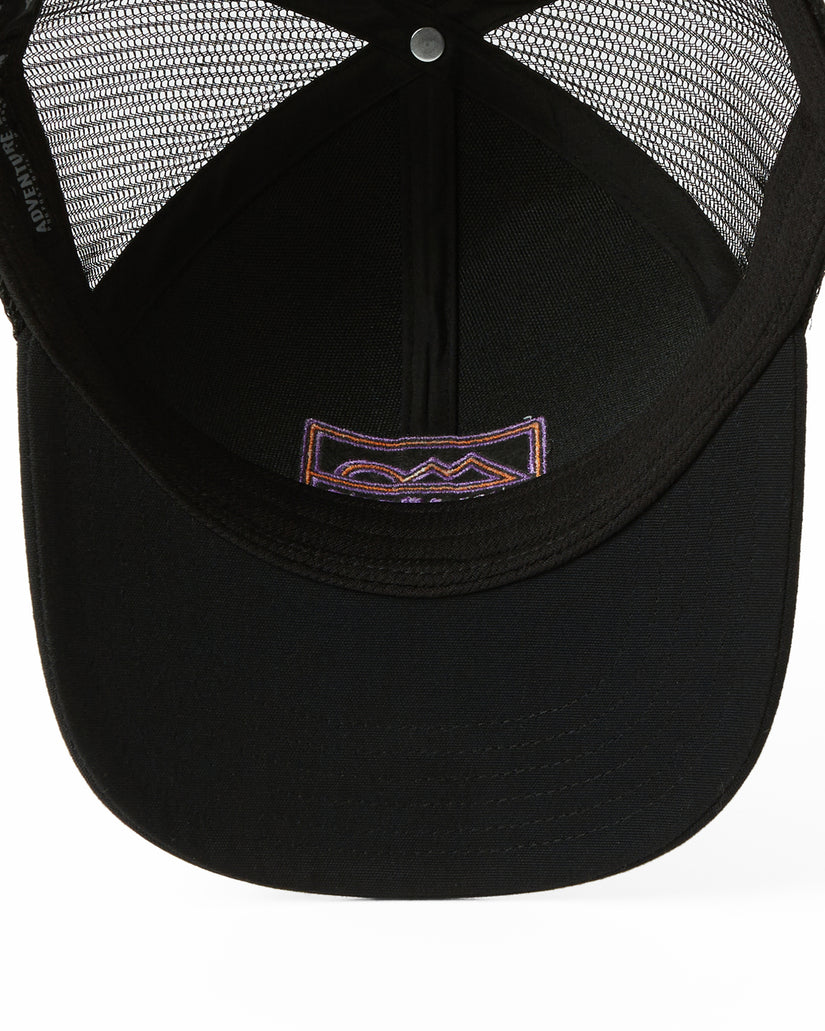 A/Div Walled Trucker Hat - Black