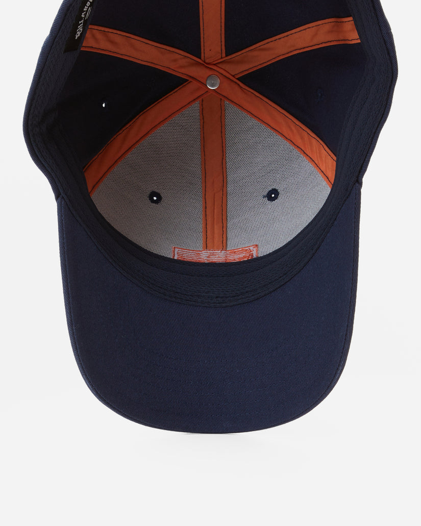 Walled Snapback Hat - Navy