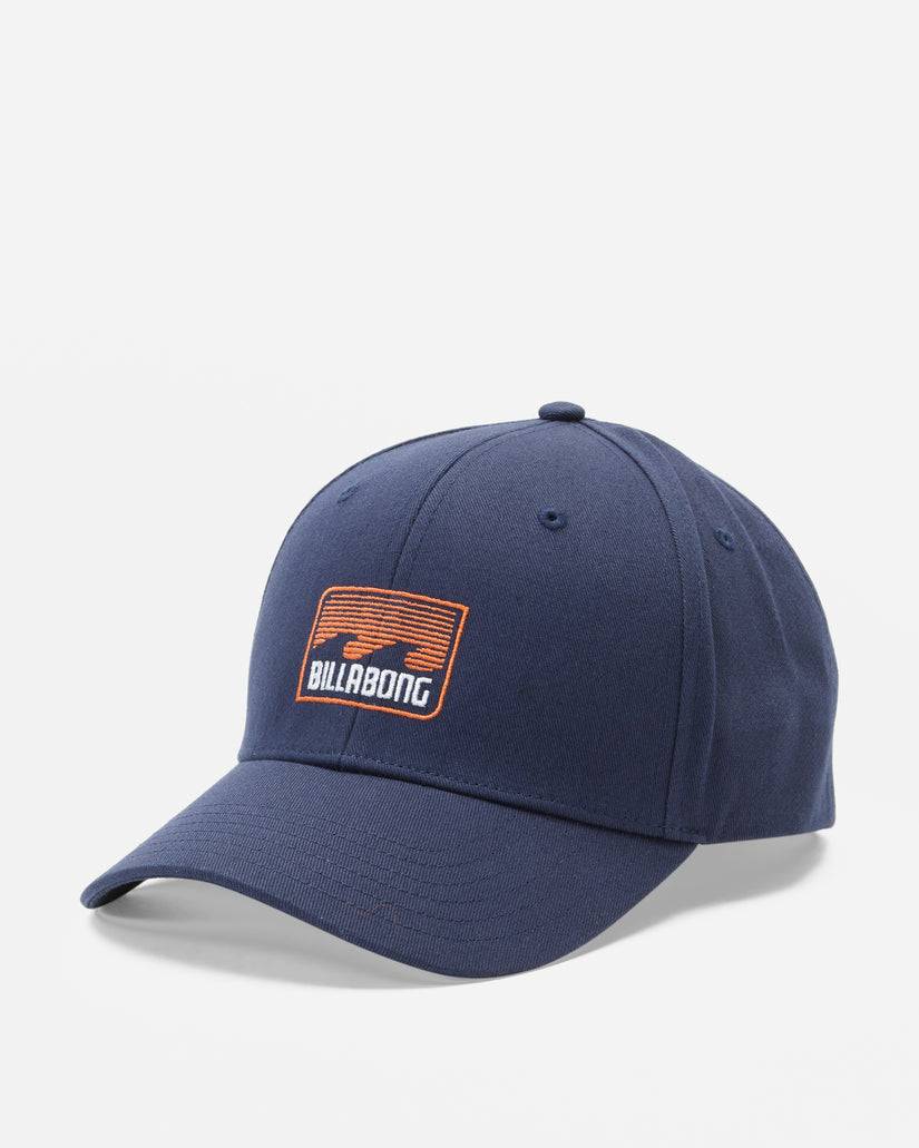 Walled Snapback Hat - Navy
