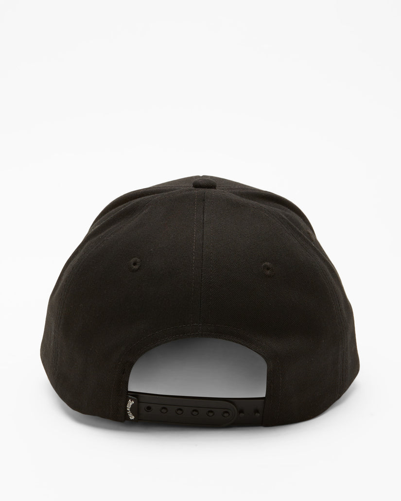 Walled Snapback Hat - Stealth