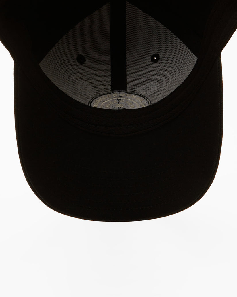Walled Snapback Hat - Stealth