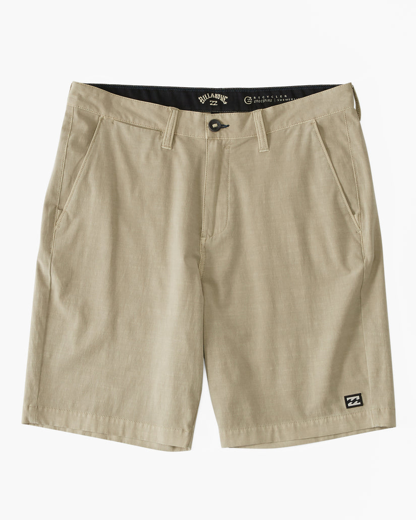 Crossfire Wave Washed 18" Hybrid Submersible Shorts - Oyster