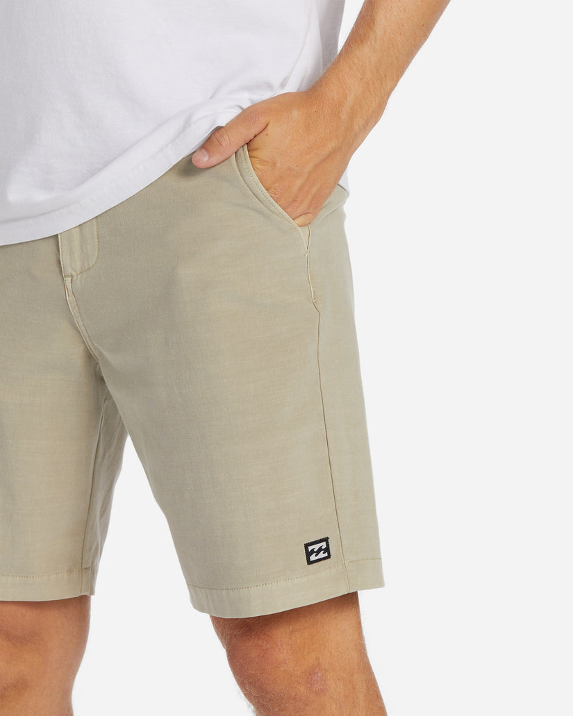 Crossfire Wave Washed 18" Hybrid Submersible Shorts - Oyster