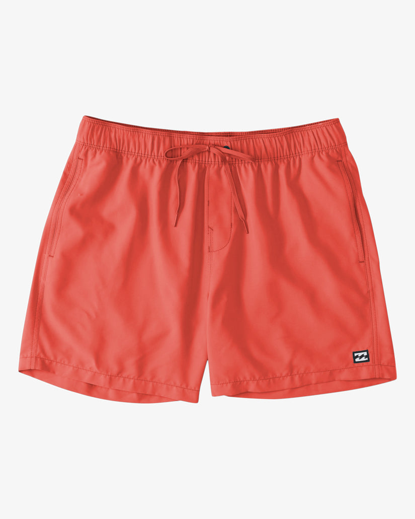 All Day Layback 16" Boardshorts - Coral
