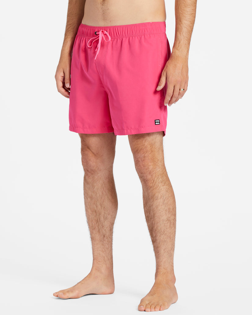 All Day Layback 16" Boardshorts - Neon Pink