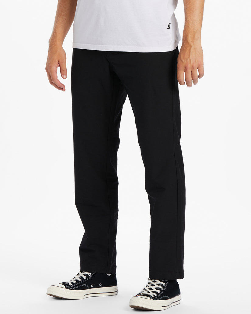 A/Div Surftrek Plus Organic Elastic Waist Pants - Black