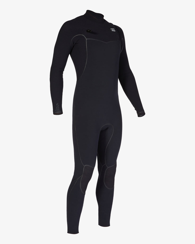 3/2 Furnace Chest Zip Full Wetsuit - Black