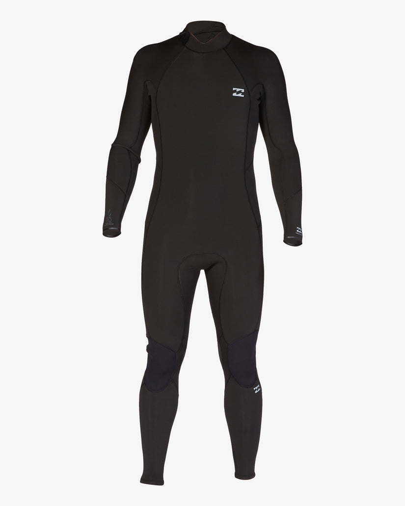 3/2 Absolute Back Zip Full Wetsuit - Black