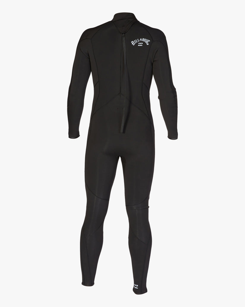 4/3 Absolute Back Zip Full Wetsuit - Black