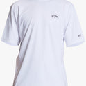 Arch Mesh Loose Fit Upf 50+ Short Sleeve Surf Tee - White