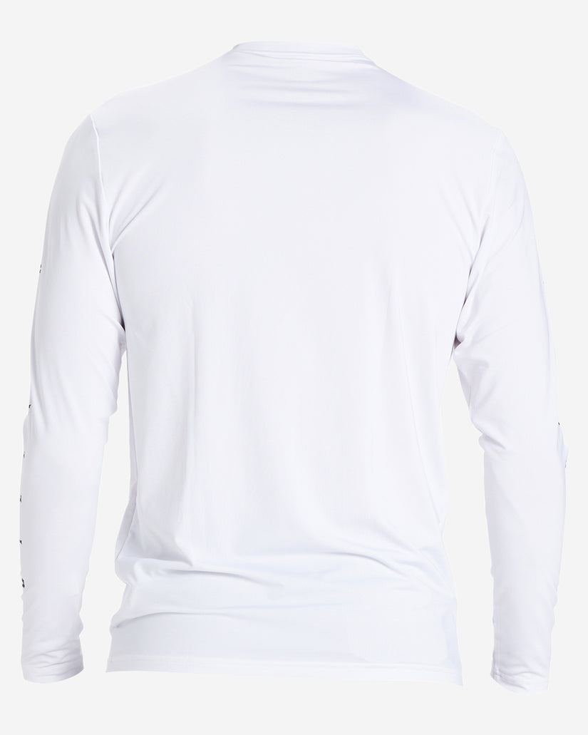 Unity Long Sleeve UPF 50 Surf T-Shirt - White